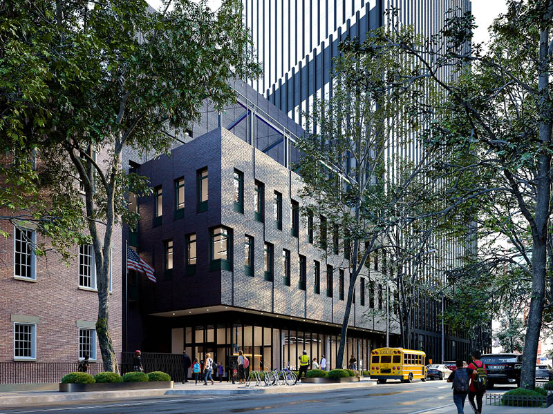 100 Flatbush Primary School State Street entrance at the Alloy Block