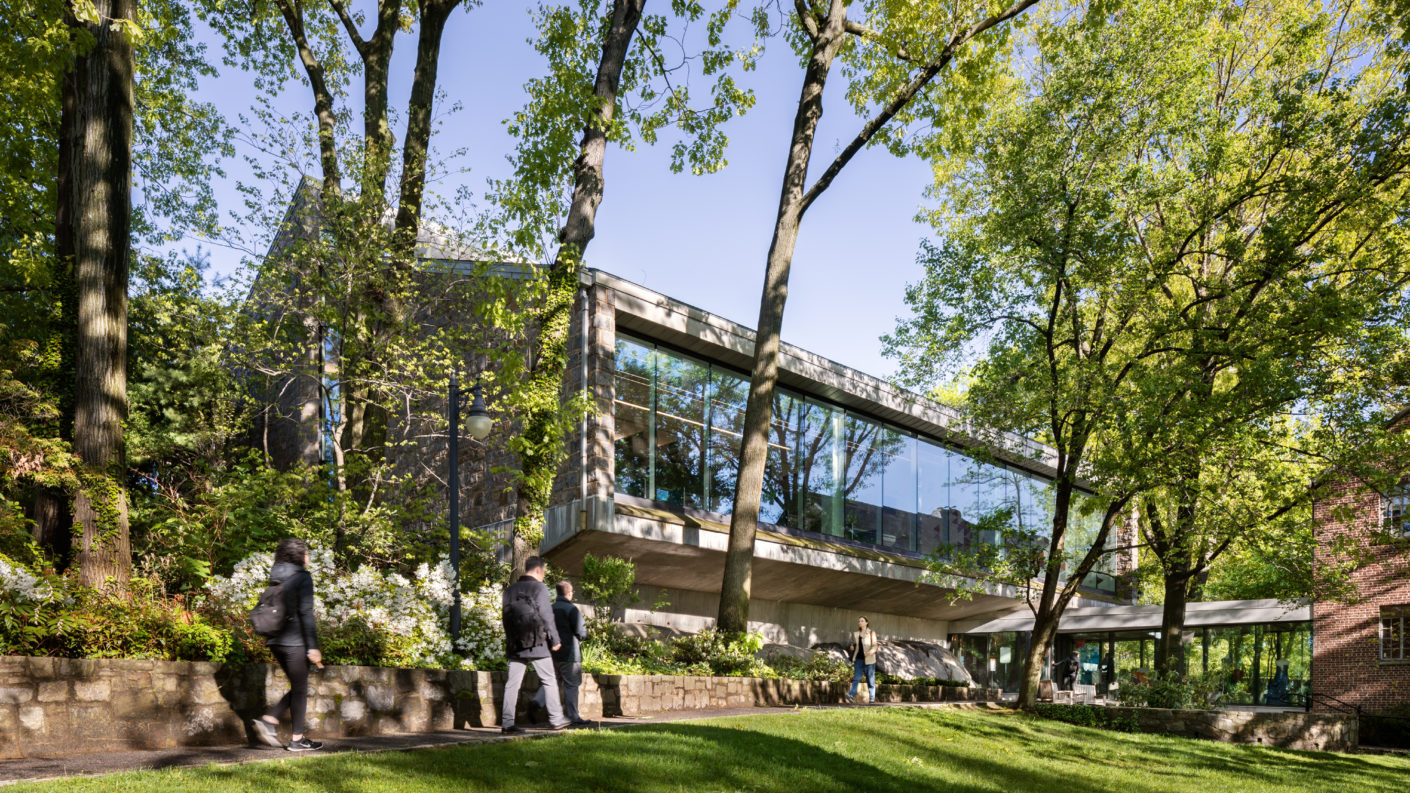 Exterior of Tate Library at Ethical Culture Fieldston School