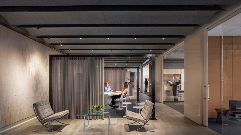 ARO Arc in grey utilized in Knoll LA office space