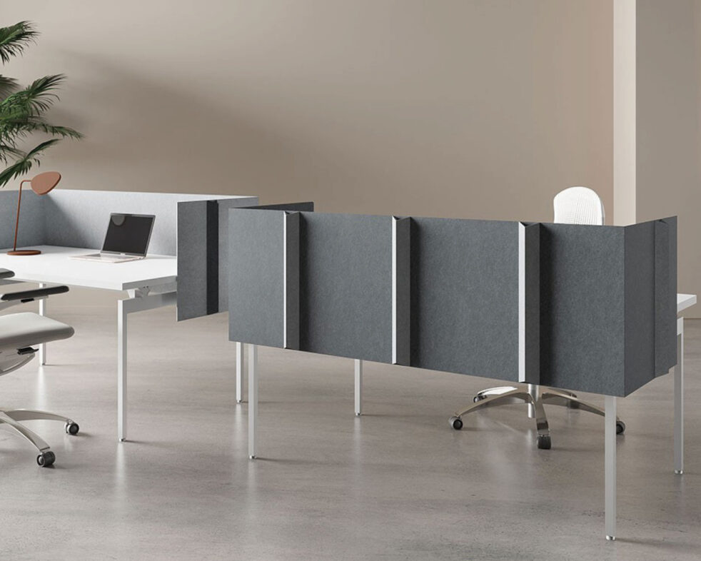 ARO Attach desk divider with FilzFelt