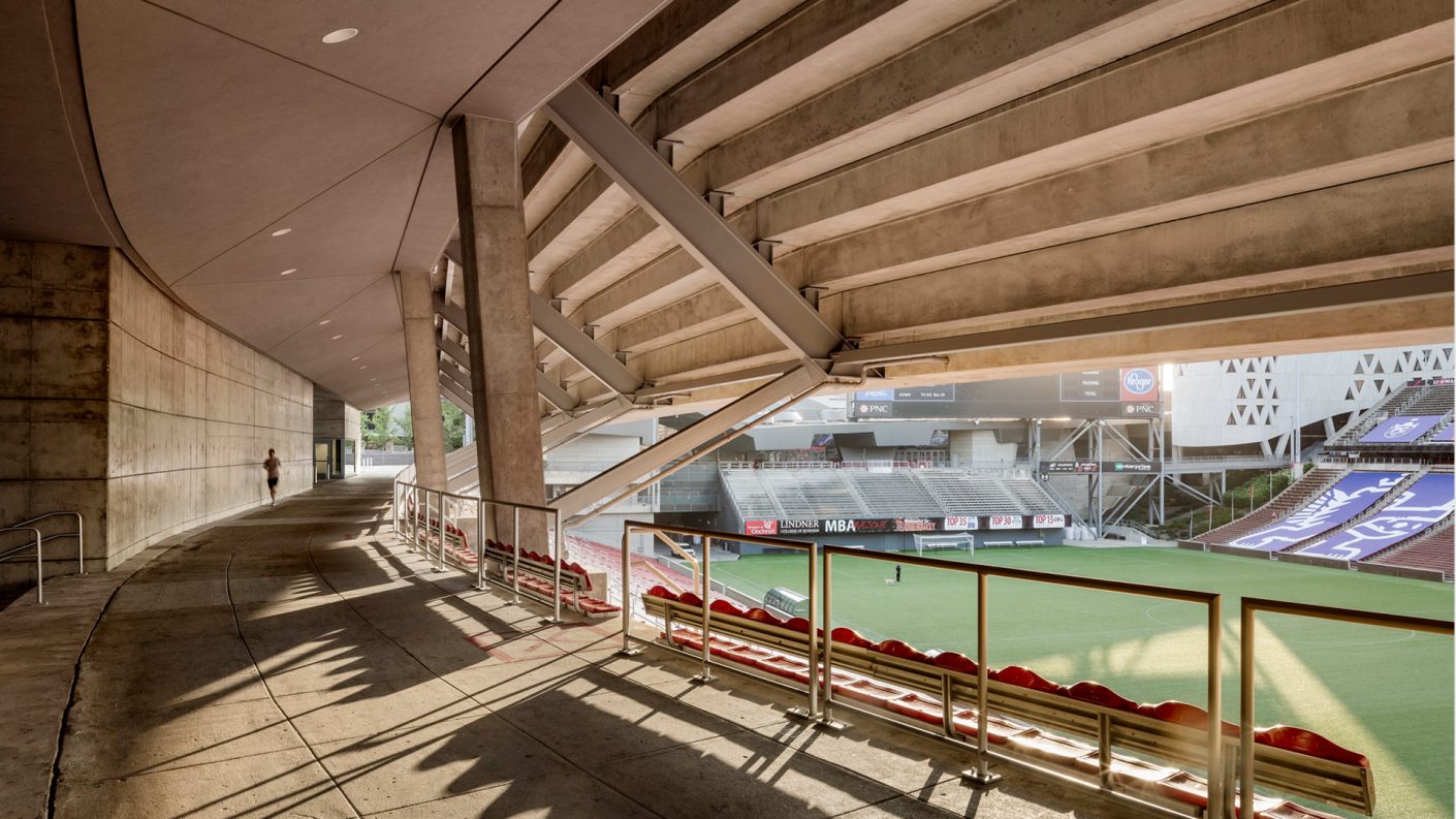 field view from under Nippert addition