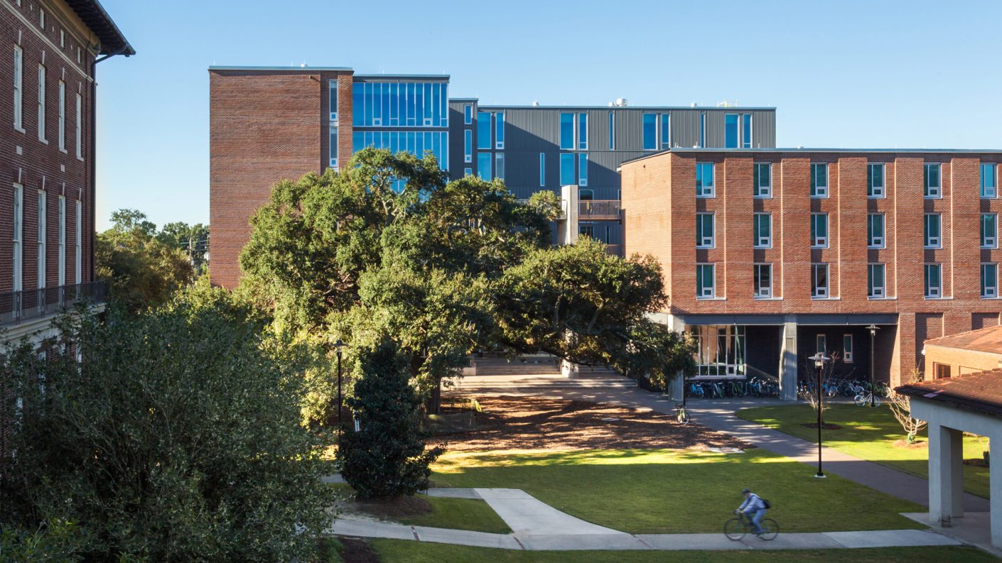 Greenbaum House from across quadrangle