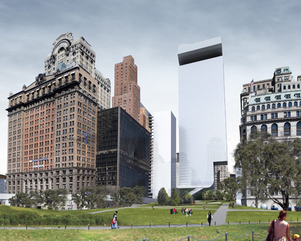 proposed new tower at edge of park