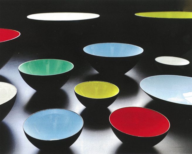 colorful Krenit bowls displayed