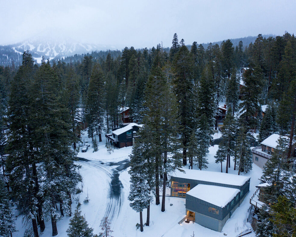 Mammoth House and the Eastern Sierra Mountains beyond