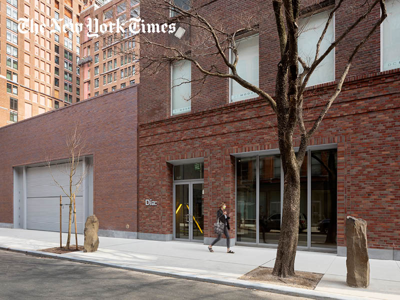 Woman walks in front of new Dia Chelsea.