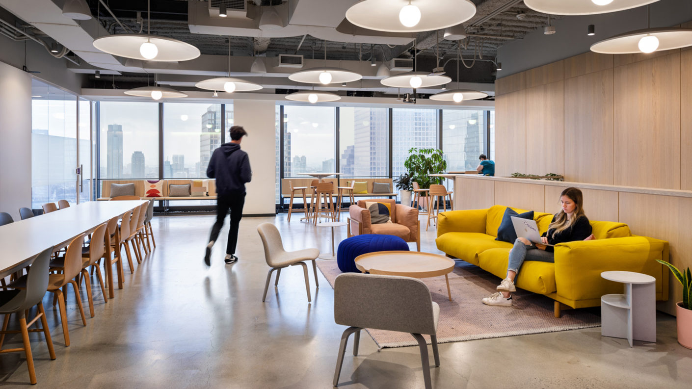 Communal space at Casper Headquarters