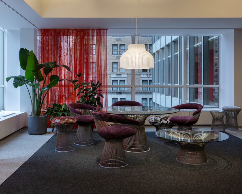 Showroom floor at Knoll NY