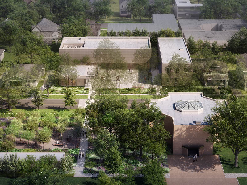 Rendering of the Rothko Chapel's new North Campus