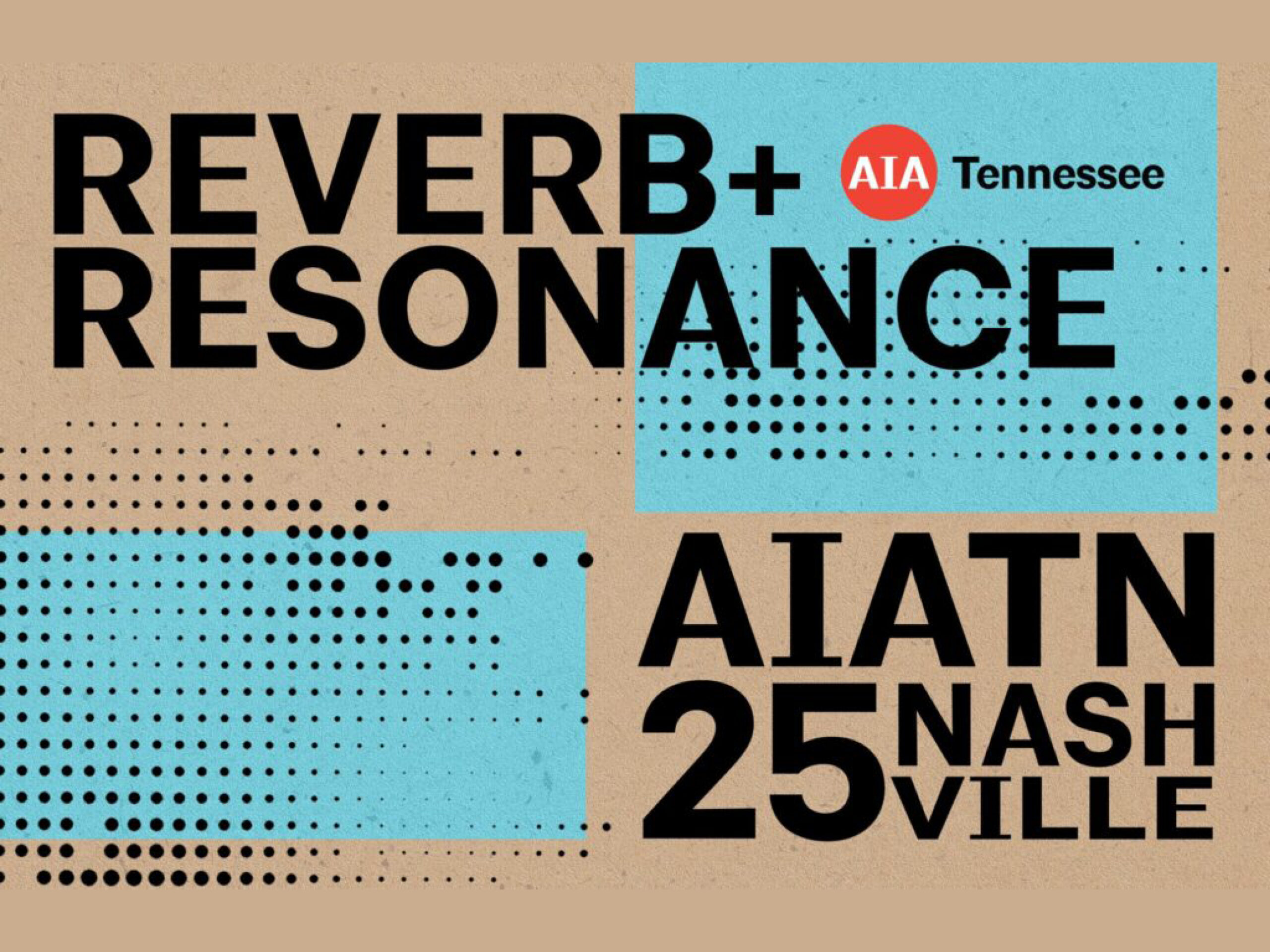 Informational graphic for 2025 AIA Tennessee Conferences in Nashville